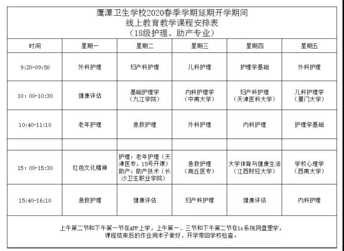 鹰潭卫校课表.jpg 鹰潭卫校课表.jpg